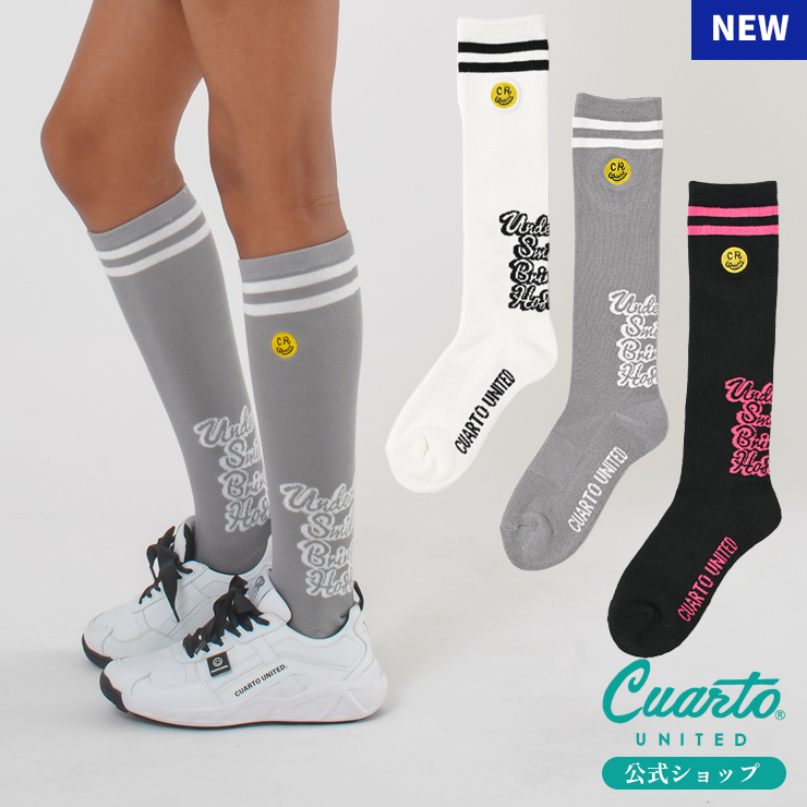 バックロゴハイソックス